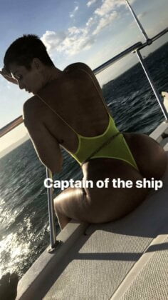 Shes the captain now