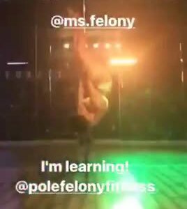 Working on her skills