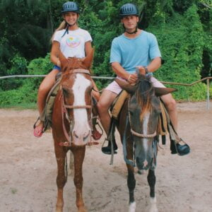 i rode the horse he rode the pony