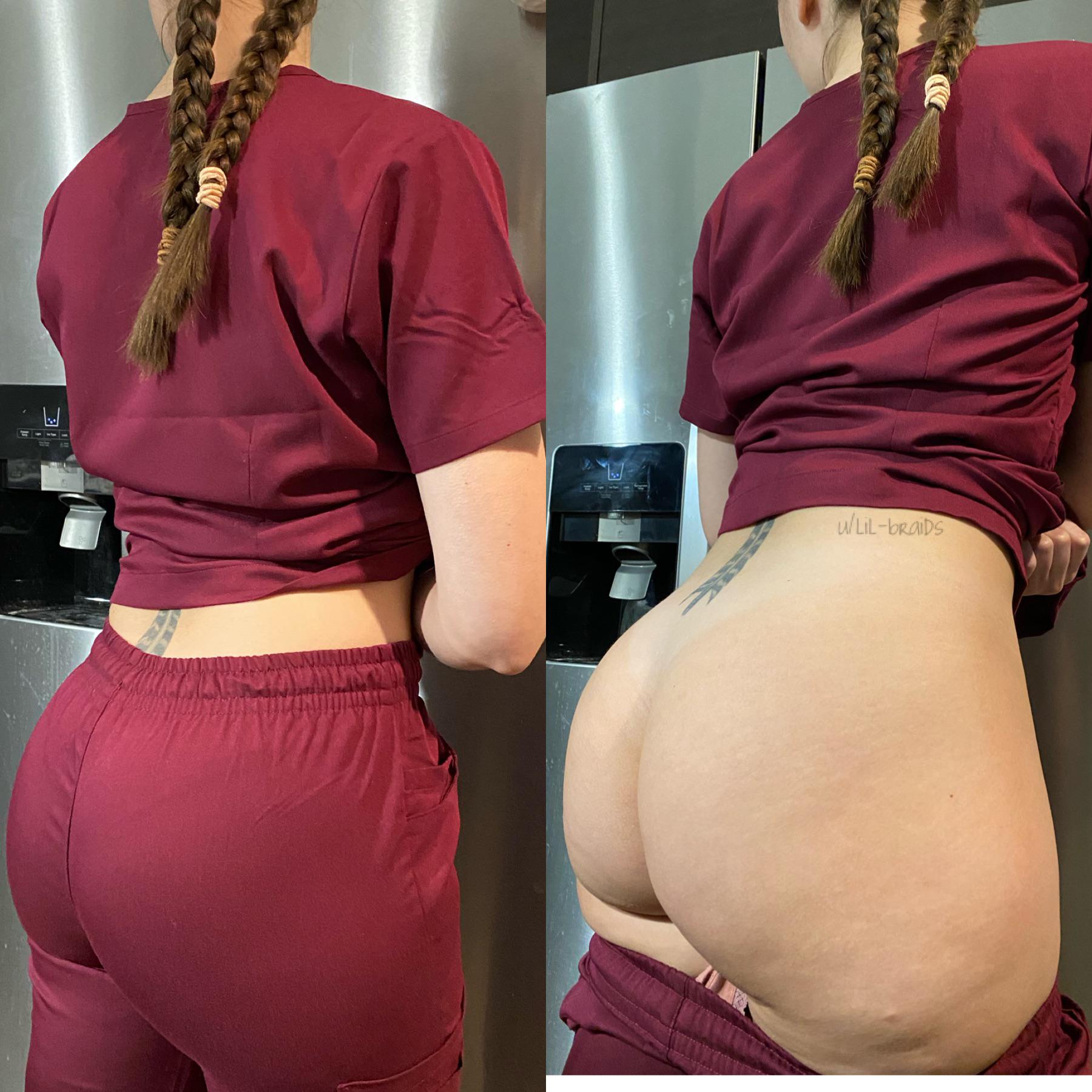 PAWG If nurse braids is coming to your rescue sit