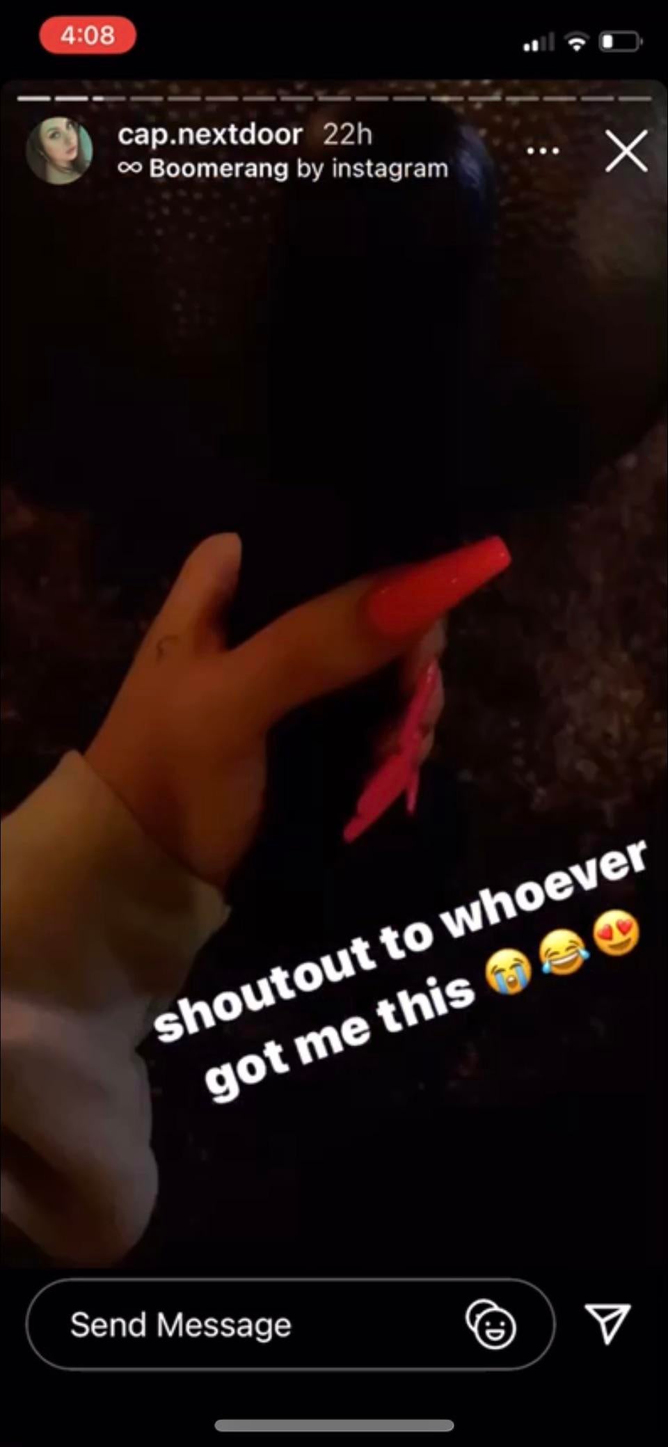 Capbarista Shoutout to whoever sent this to her lol we