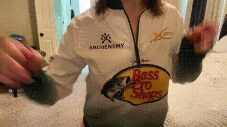I think I should get a sponsorship from Bass Pro