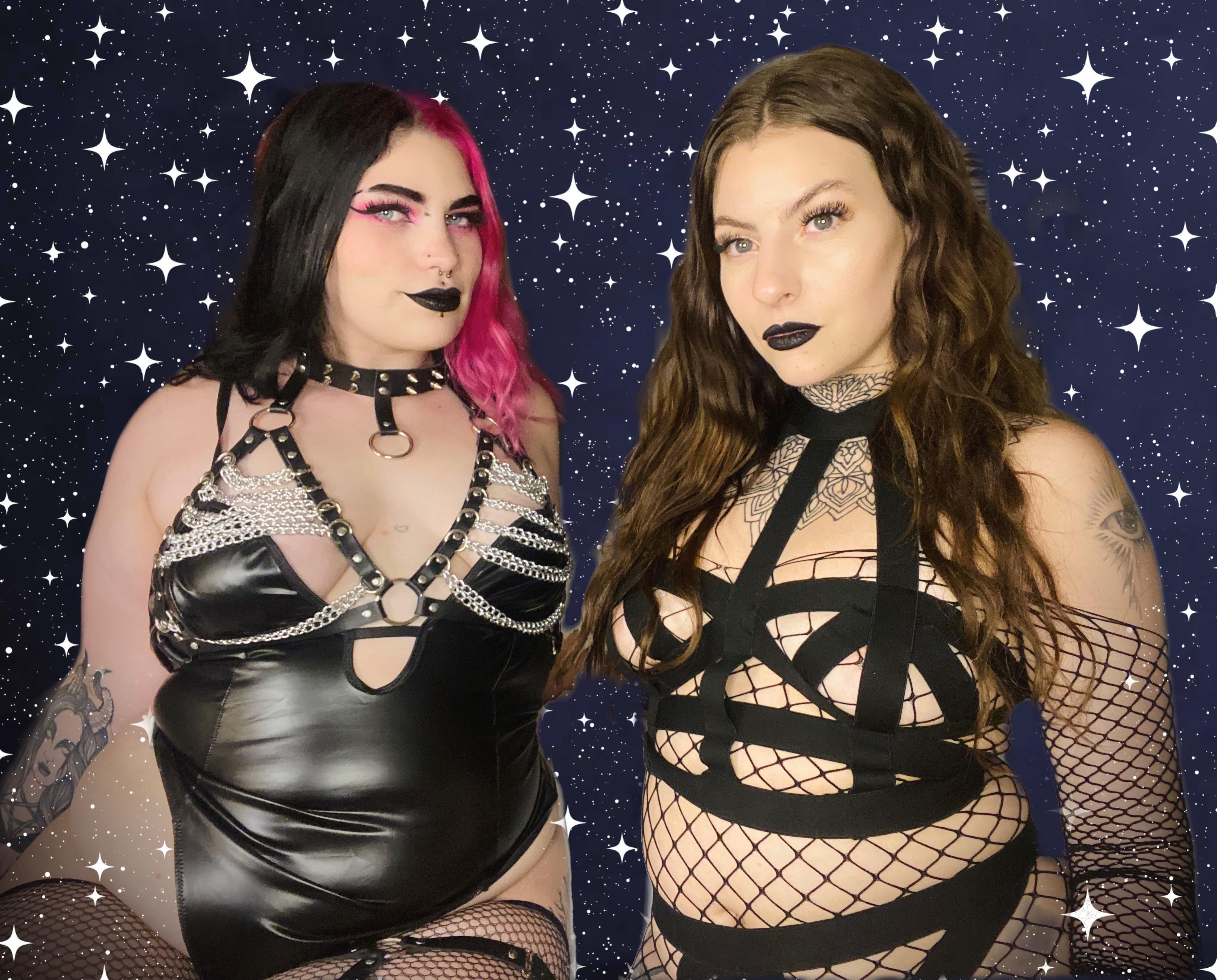 two goth sluts at your service Thick White Girls