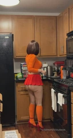 Velma in the kitchen