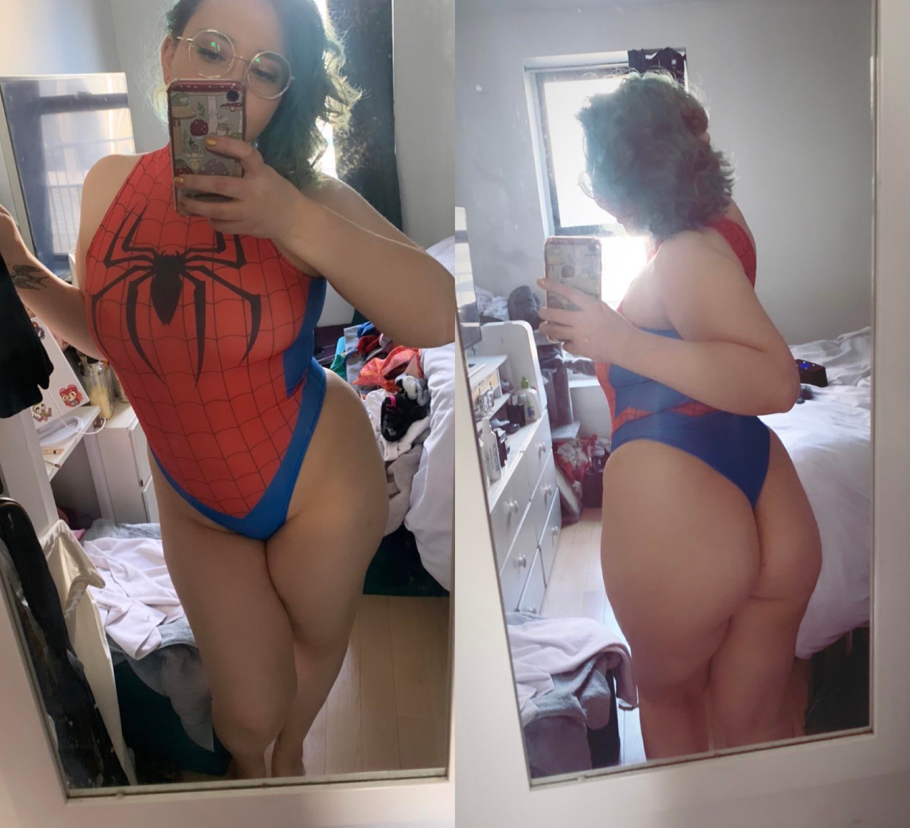Spider Man by Cosplaying Cryptid sexy cosplayer and spicy content creator