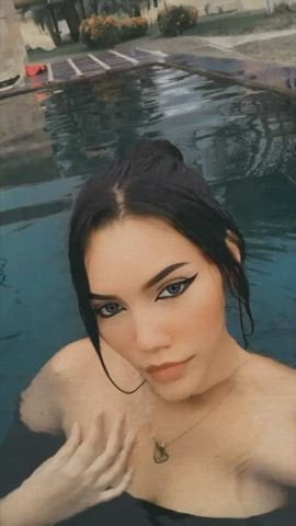 i get horny in the pool too often it always