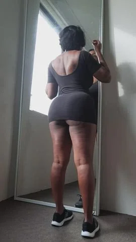 Big Ass Bubble Butt Hotwife Hourglass MILF Thick Tight Upskirt Porn GIF by  ebony_sorceress - HAPPY BOOTY