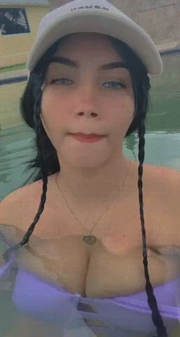 i get horny in the pool too often it always