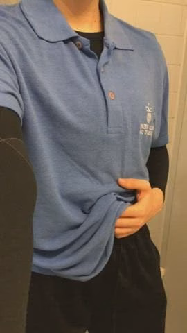 When work at the office gets boring I get horny all the time.. and then stuff like this happens haha… i think my coworker saw me flashing my teen tits