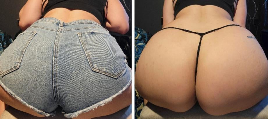 Does my ass look better with shorts or without
