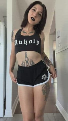 PAWG I wanna be the goth pawg you masturbate to