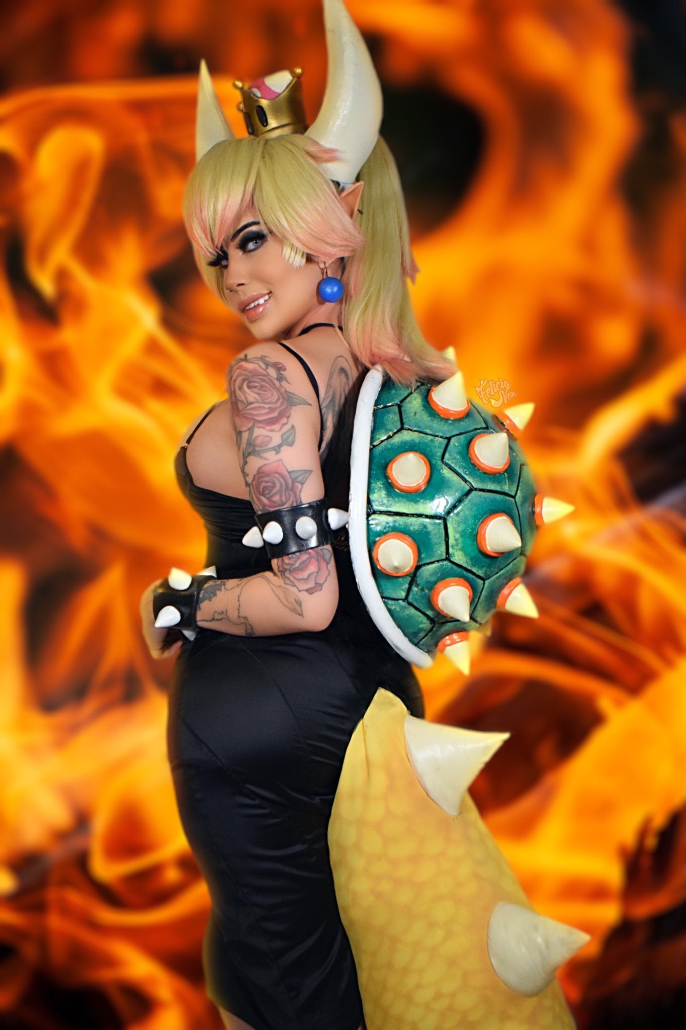 Bowsette cosplay by Felicia