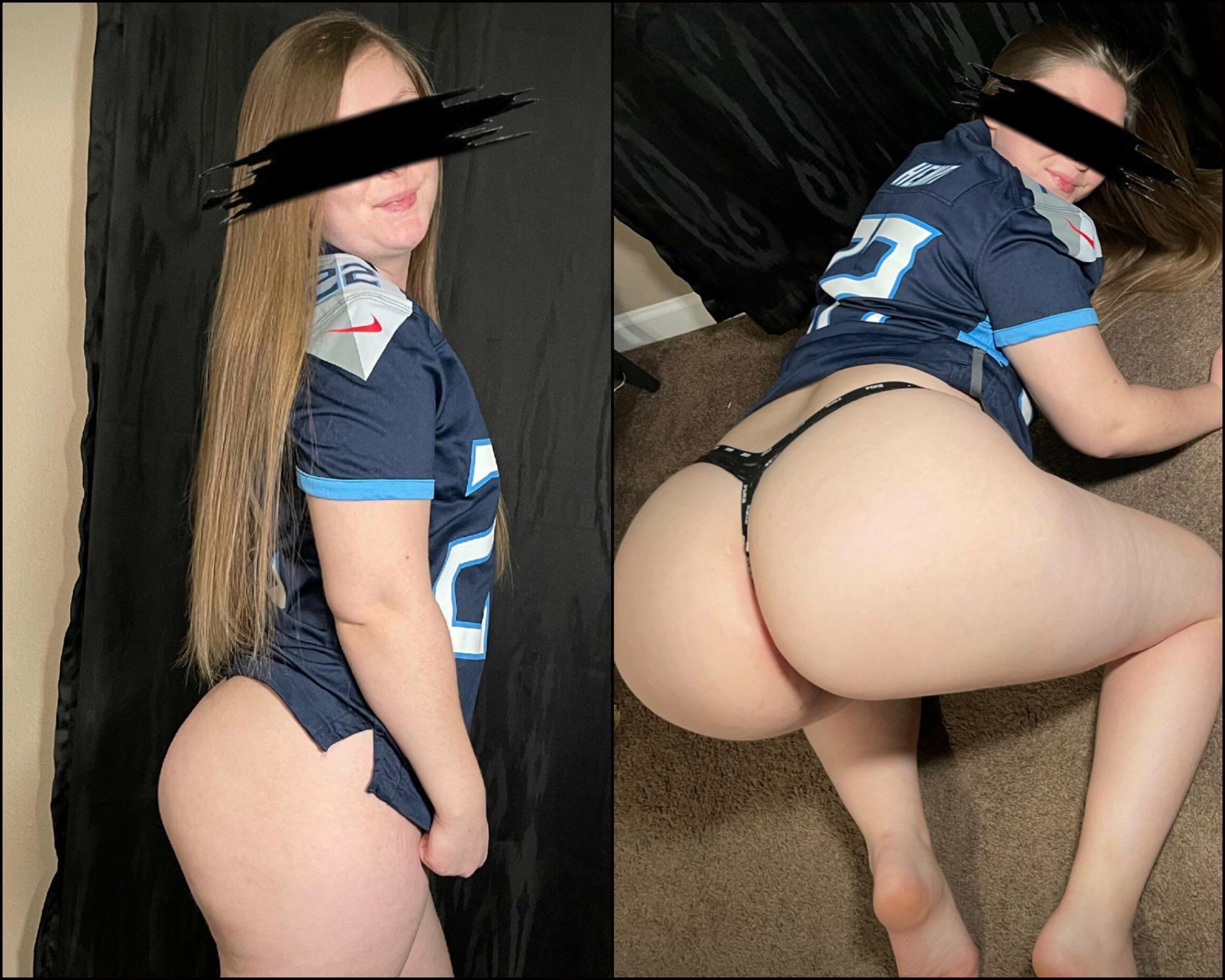 PAWG Sundays are for small football jerseys and thongs only