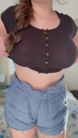 my huge boobs are sometimes a challenge with my smaller