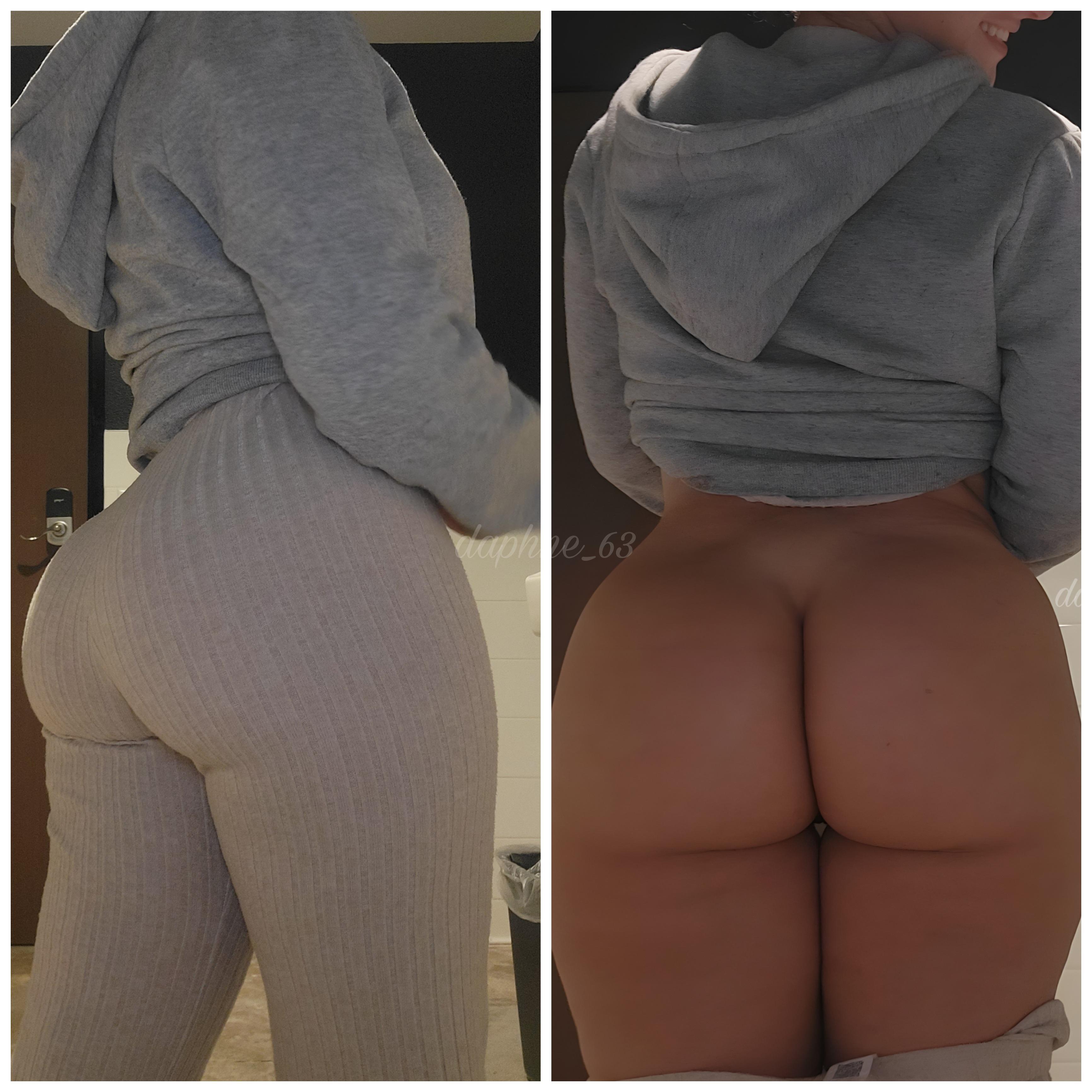PAWG a perfectly plump peach ready to be filled spanked