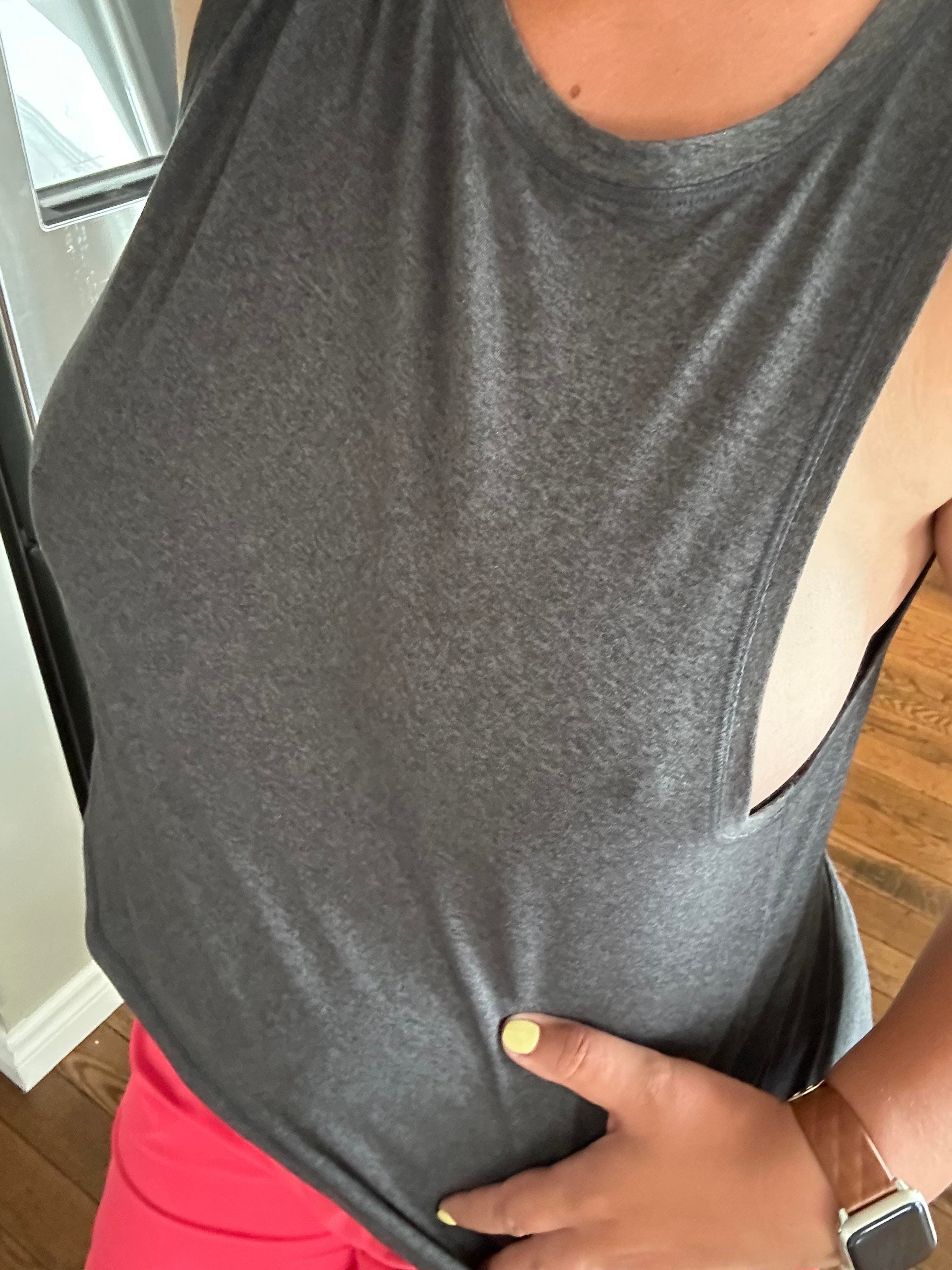 I hope the neighbour enjoyed my side boob Thick