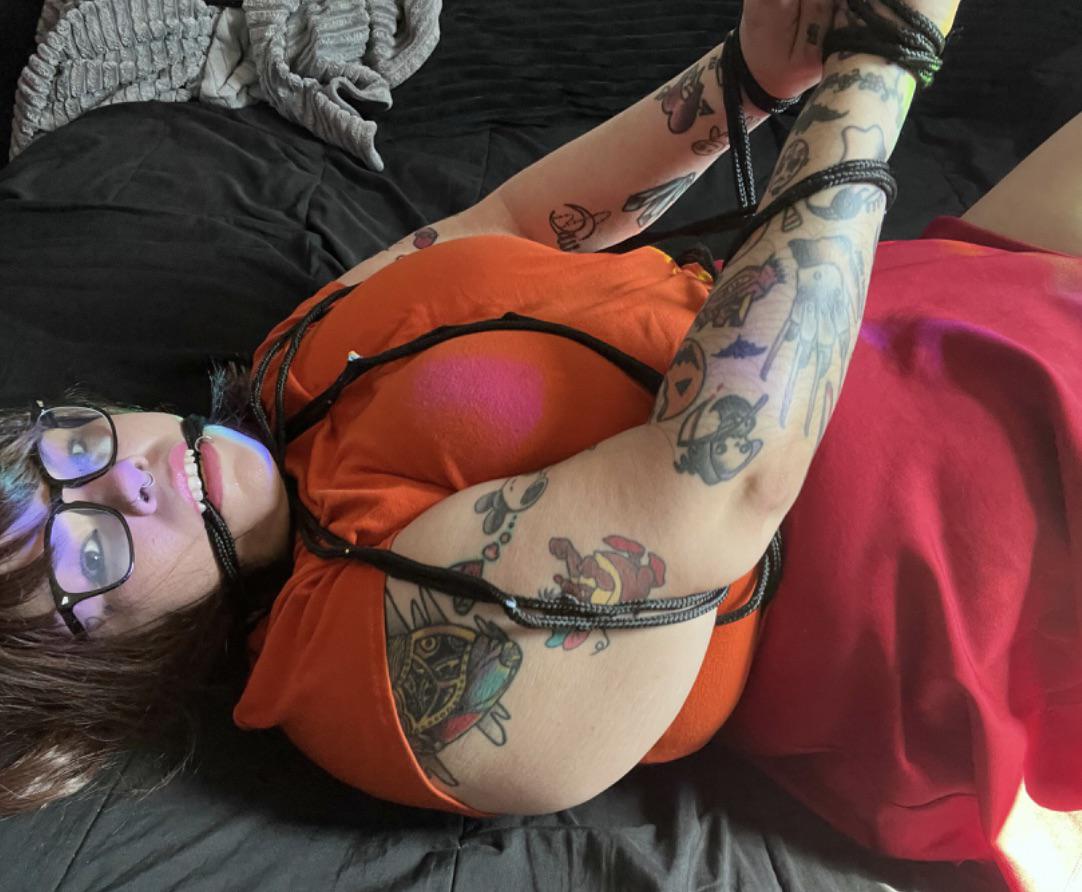 Thicker Velma tied up