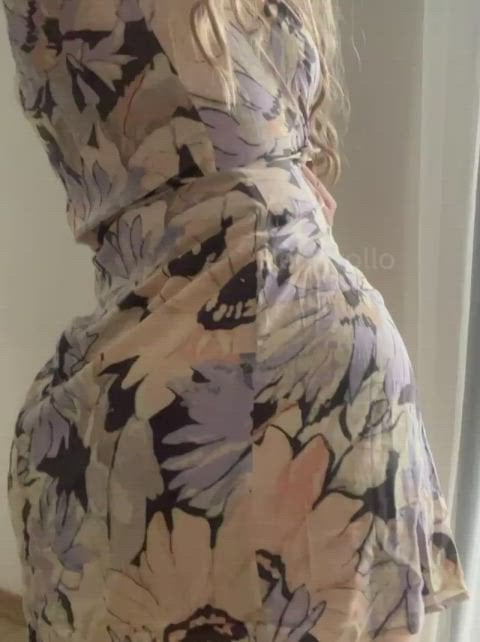 Easy access dress for my thick ass Thick White