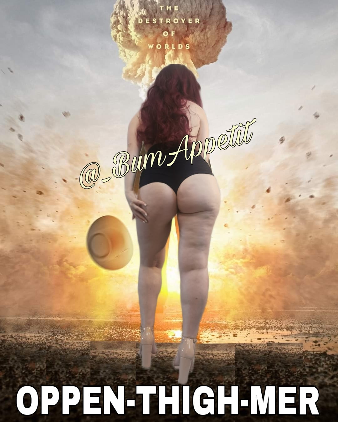 PAWG Bum Appetit presents OPPEN THIGH MER Content Creator of the