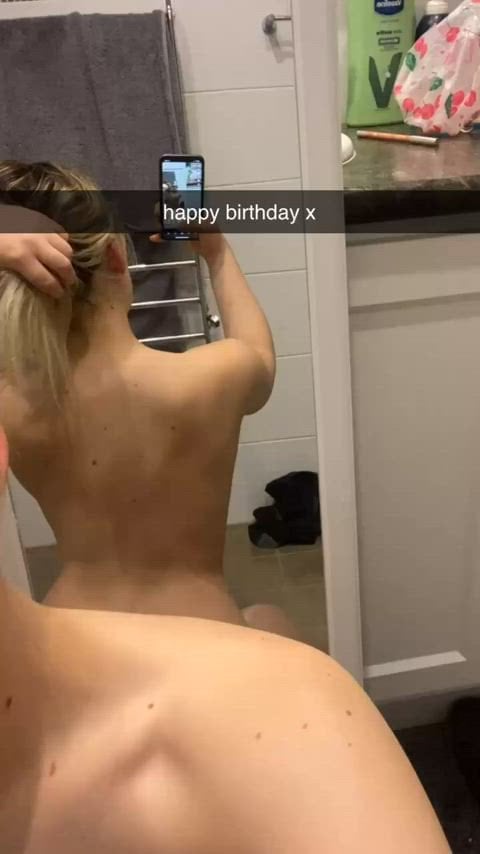 PAWG POV you wake up on your bday and check