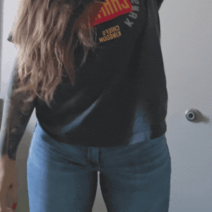 I've lost 15 pounds and was finally able to fit into these jeans today! How do I look?