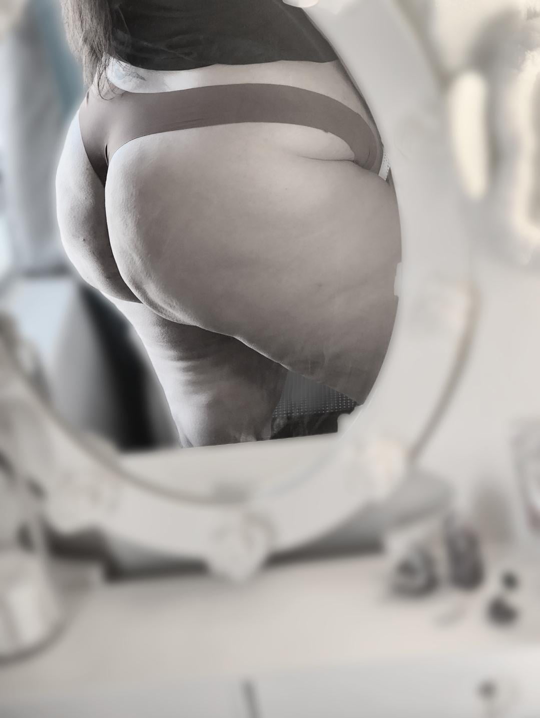 Slap or grab as I walk by Thick White