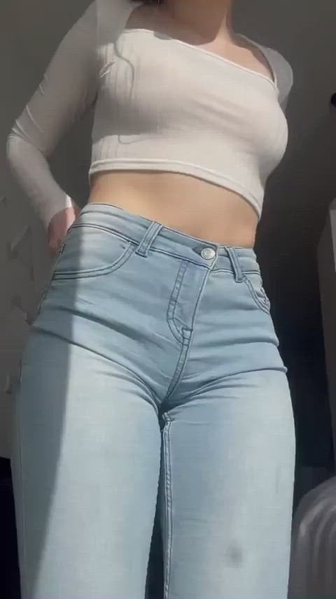 These jeans can fit a lot of booty in them