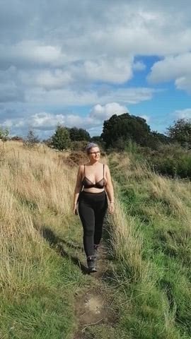 Thicker Hiking makes my boobs fall out