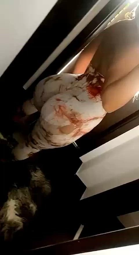 PAWG phat ass in leggings