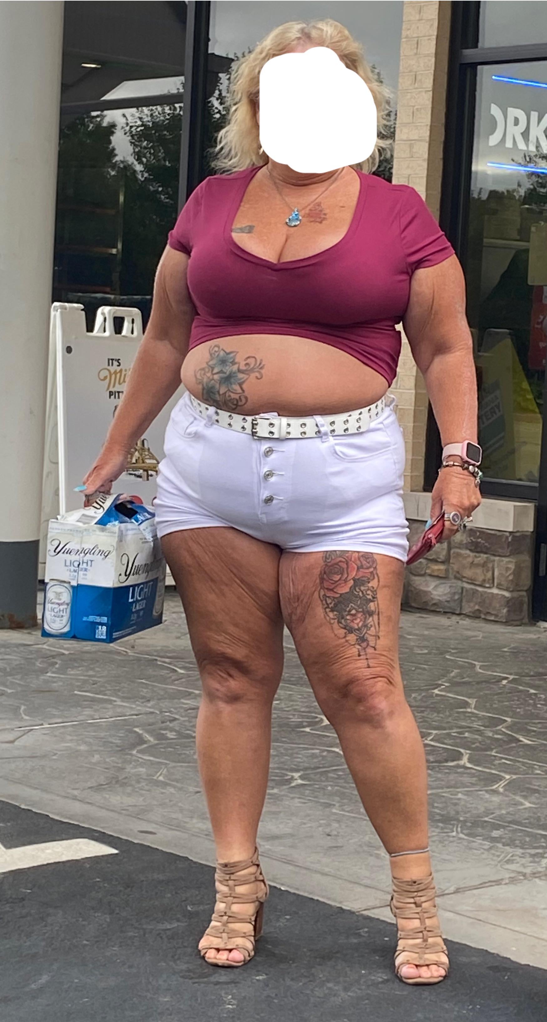 Thicker Love showing off my sexy midriff for all to