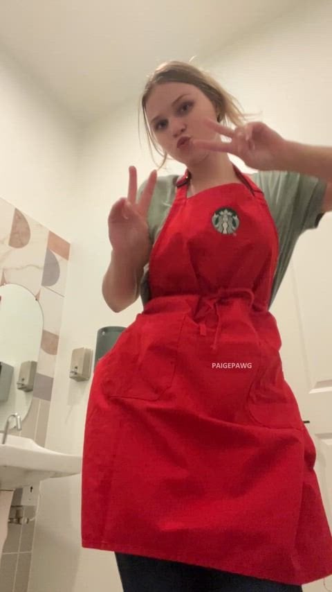 Thicker Thick ass showing off at work