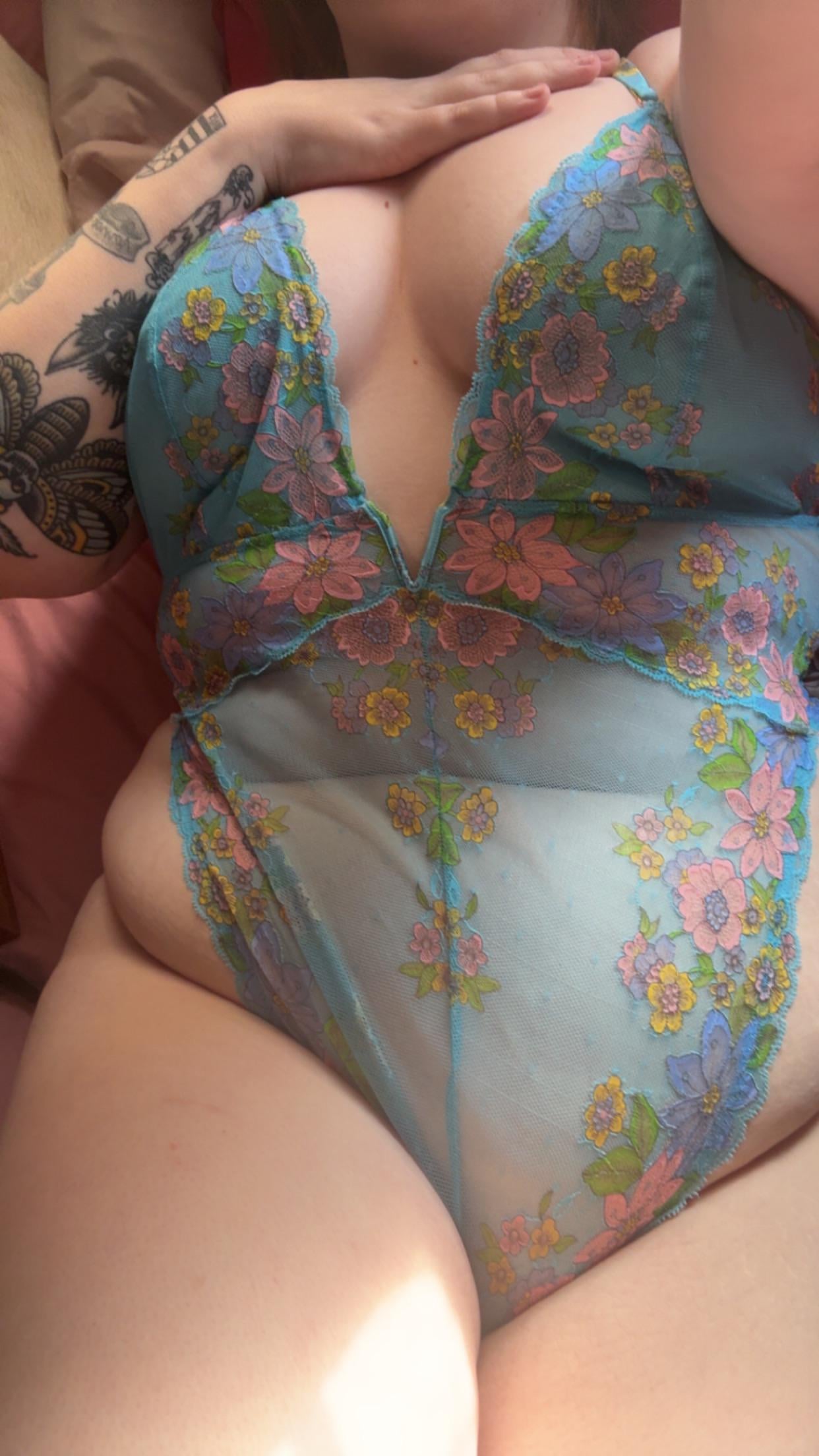 This lingerie feels so spring Thick White Girls