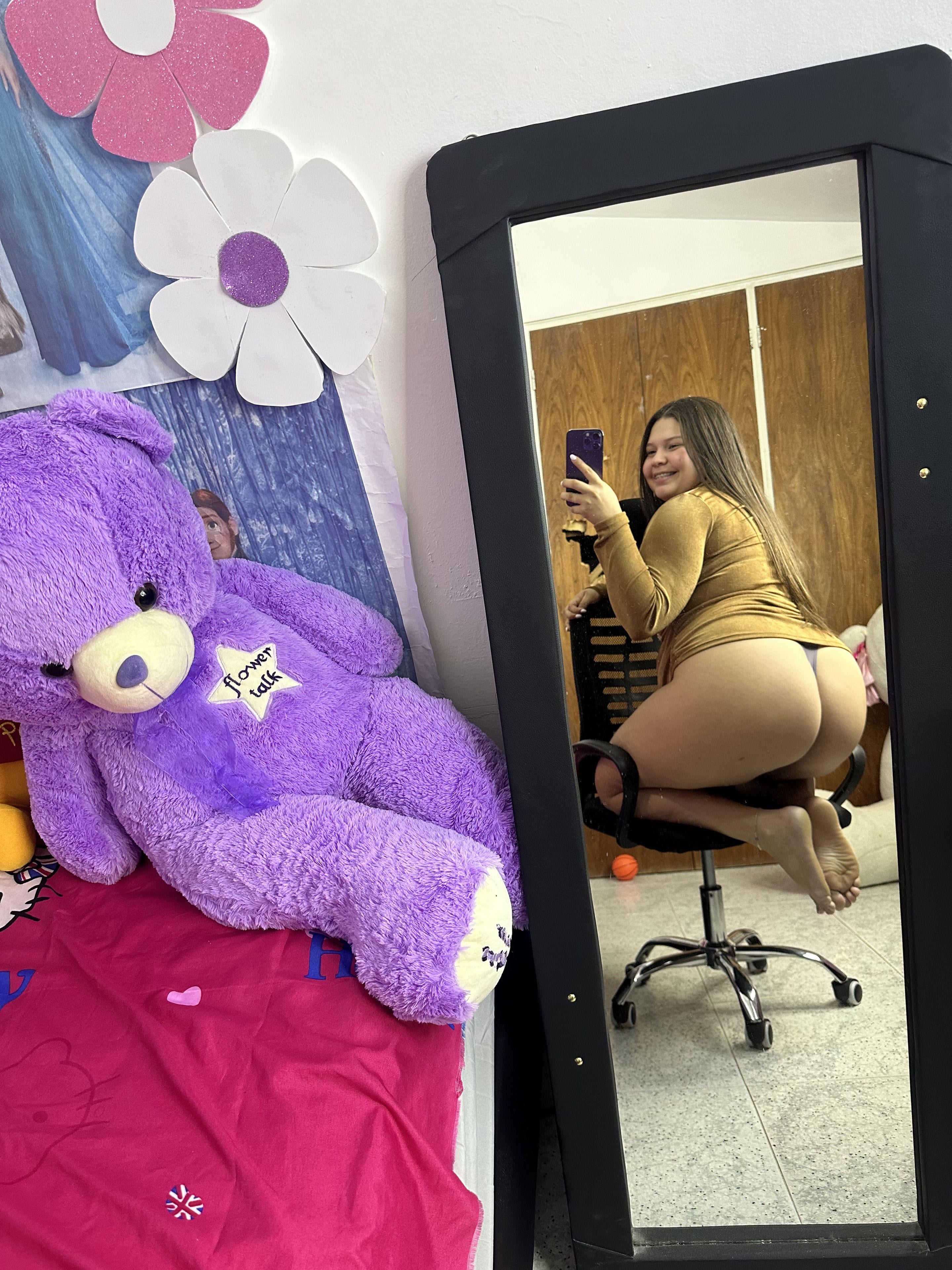 i was doing chores but thought i looked cute in