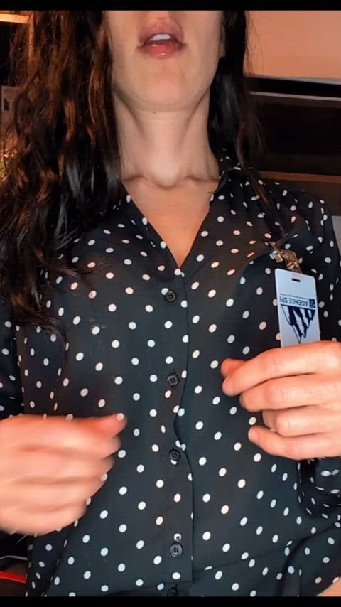 Thicker Thats why my boss always looks at my boobs