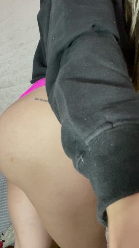 PAWG Hope you can spank me harder than this