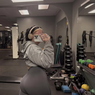 it wasn't even leg day today, but the booty is always looking pumped 🤭