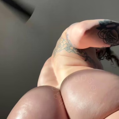 an ass defying the laws of physics and begging to be studied
