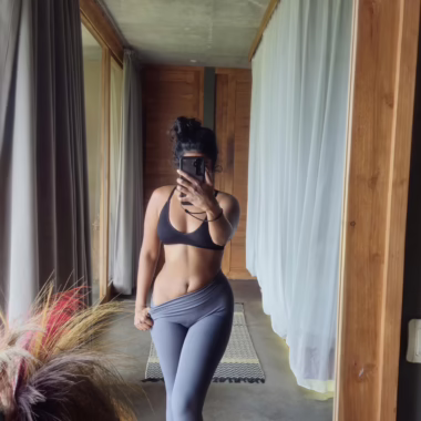 Before my workout....