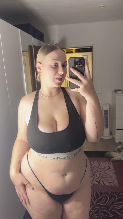 thick thighs always mean a fat pussy hiding in between