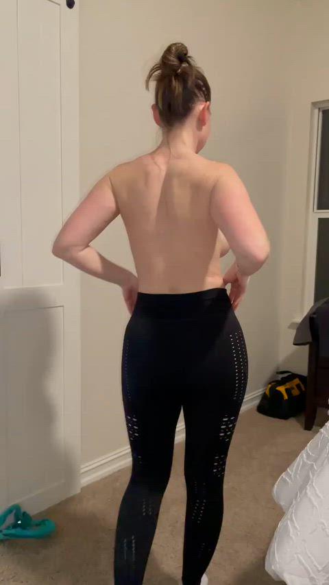My ass loves to be in yoga pants but also