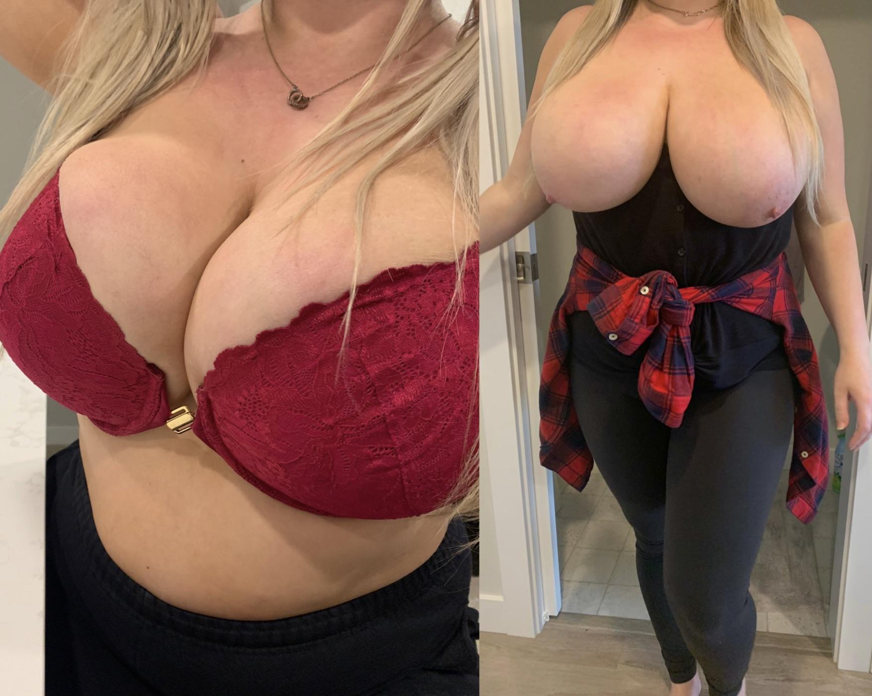 Had a long day may as well go braless for