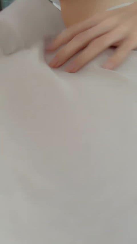 PAWG juicy peach hiding under the sheets